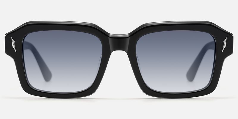 Blindspot - Gradient Gray Safety Pin Sunglasses by Vooglam