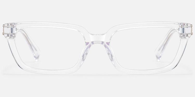 Scarpa - Light Clear Geometric Double Wire Glasses by Vooglam