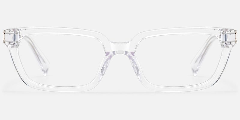 Scarpa - Light Clear Geometric Double Wire Glasses by Vooglam