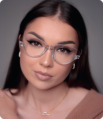 model wearing Pereyra - Rectangle Black Eyeglasses 1