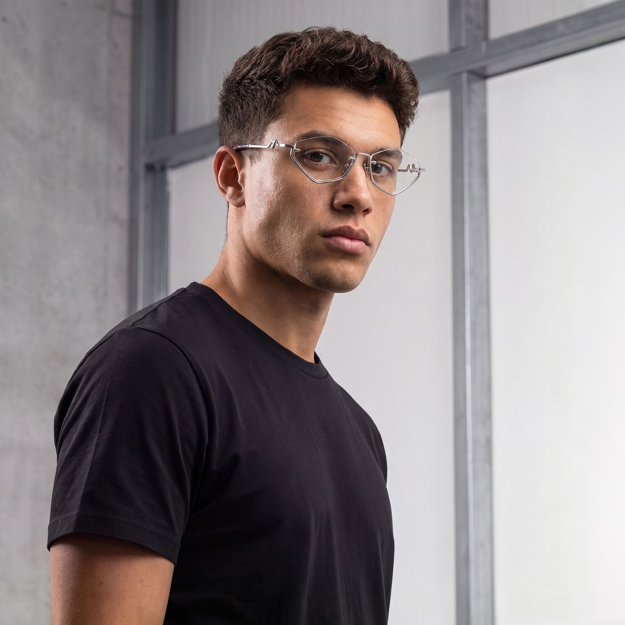Brand Story: Behind the design of Niseko - Silver Diamond Shape Bottom Rim Glasses by Vooglam