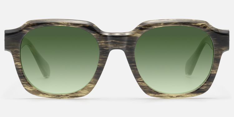 Vernon - Brown Horn Blue Gradient Green Shades by Vooglam