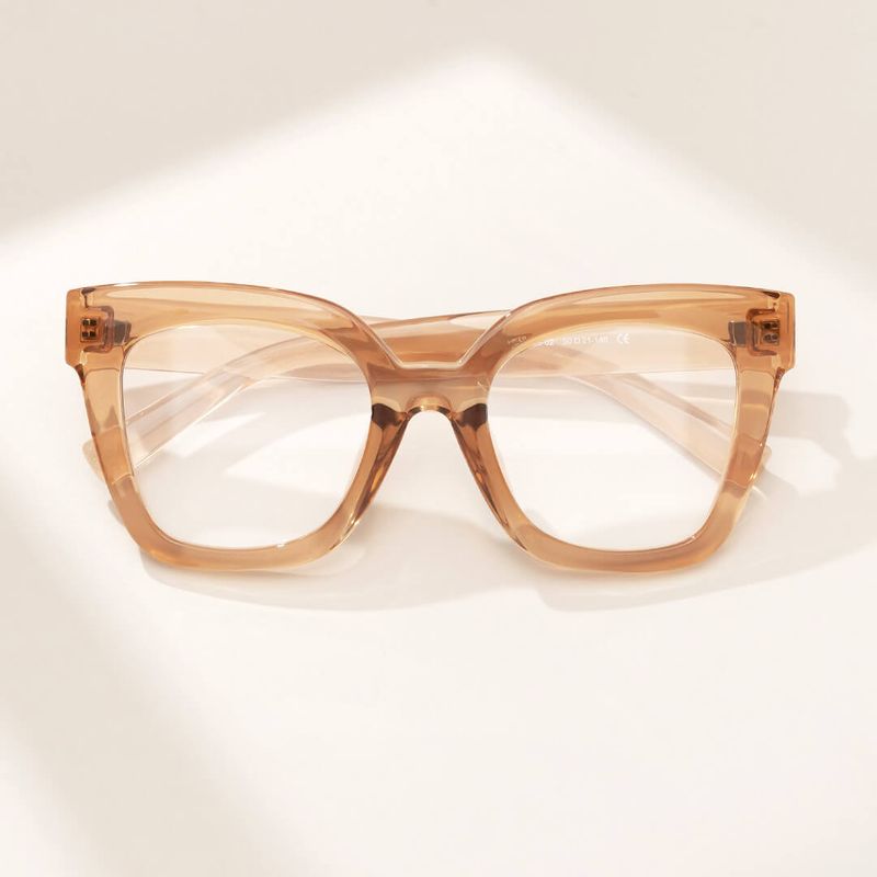 Naila - Square Tawny EyeglassesNaila - Square Tawny EyeglassesNaila - Square Tawny EyeglassesNaila - - 6