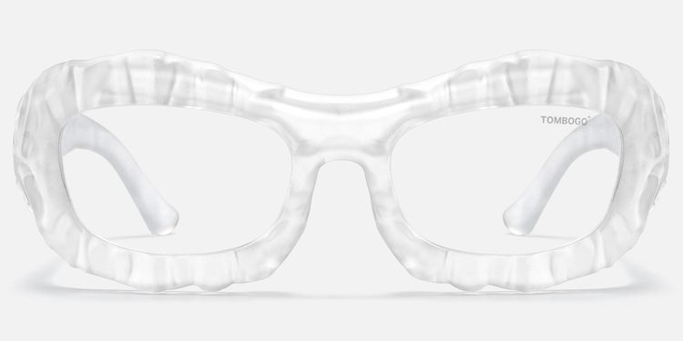 The Geologist - Clear Transparent Marble Glasses by Vooglam