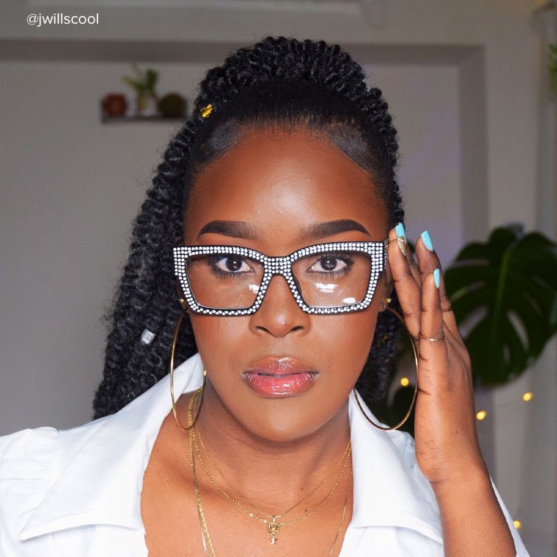 Waylon - Rectangle Black Eyeglasses - 10