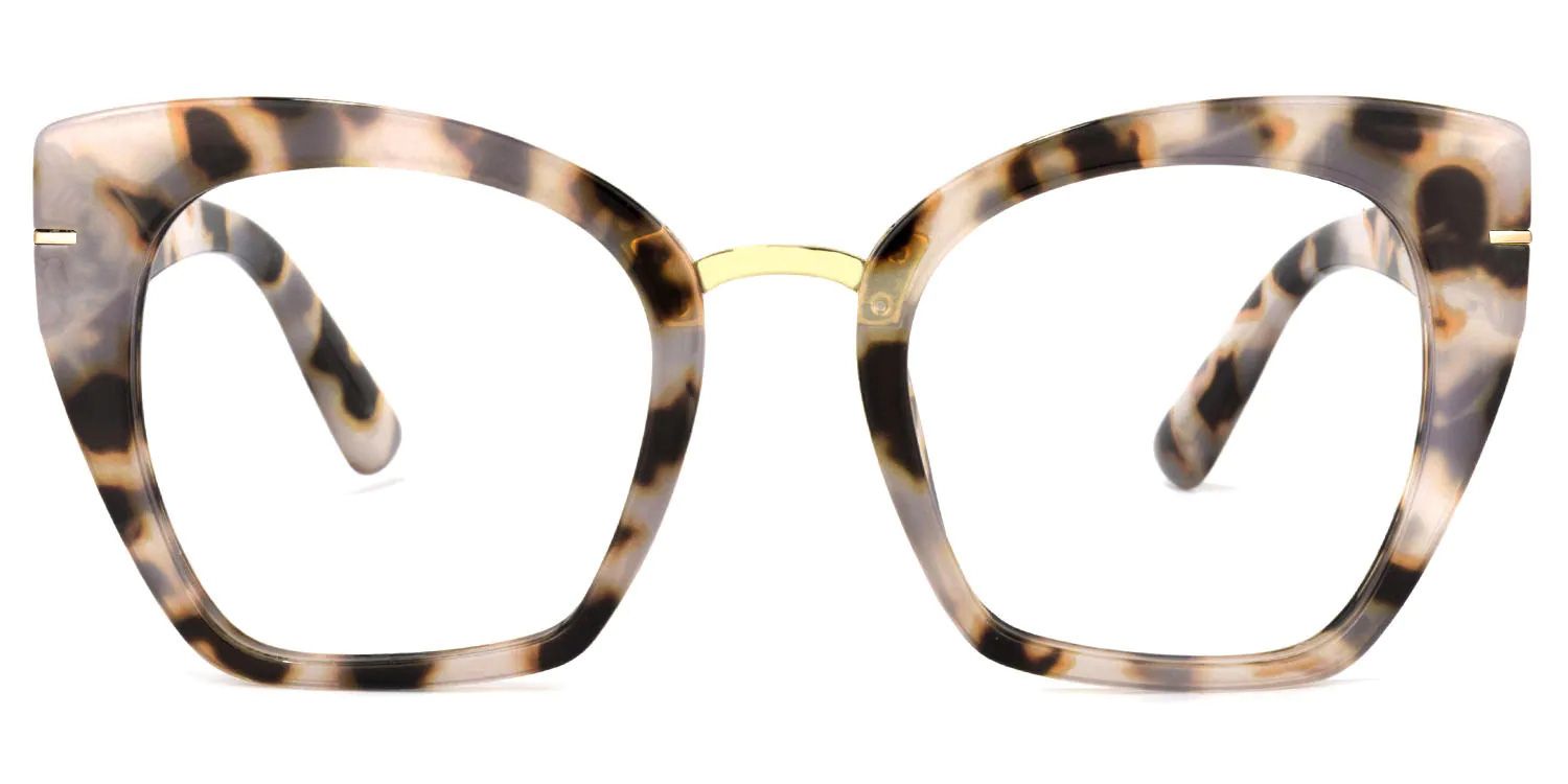 Paulina - Square Tortoise Eyeglasses product detail 2