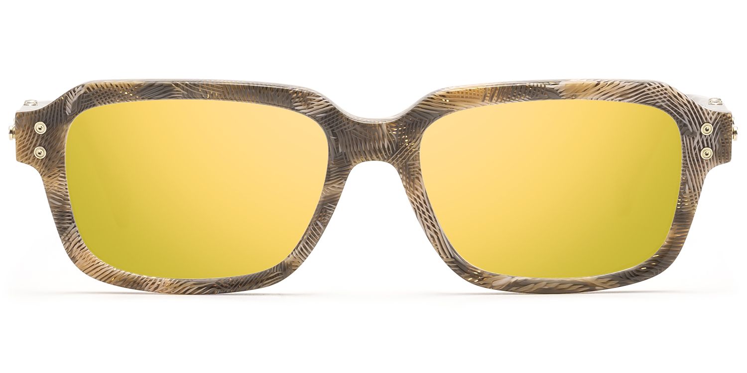 Anacortes - Light Brown Pattern Guitar Glasses by Vooglam Product Details 1