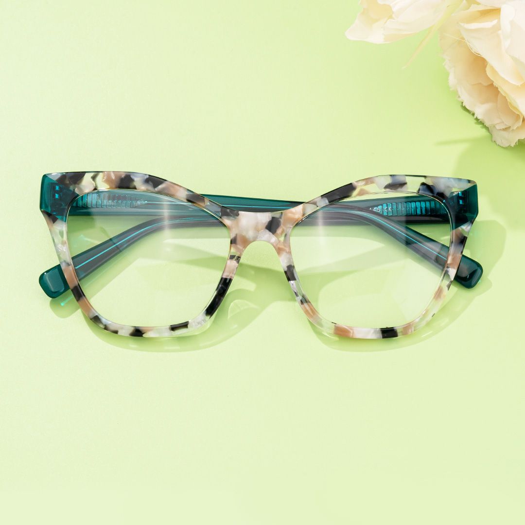 Butta - Cat Eye Marble Eyeglasses - 5