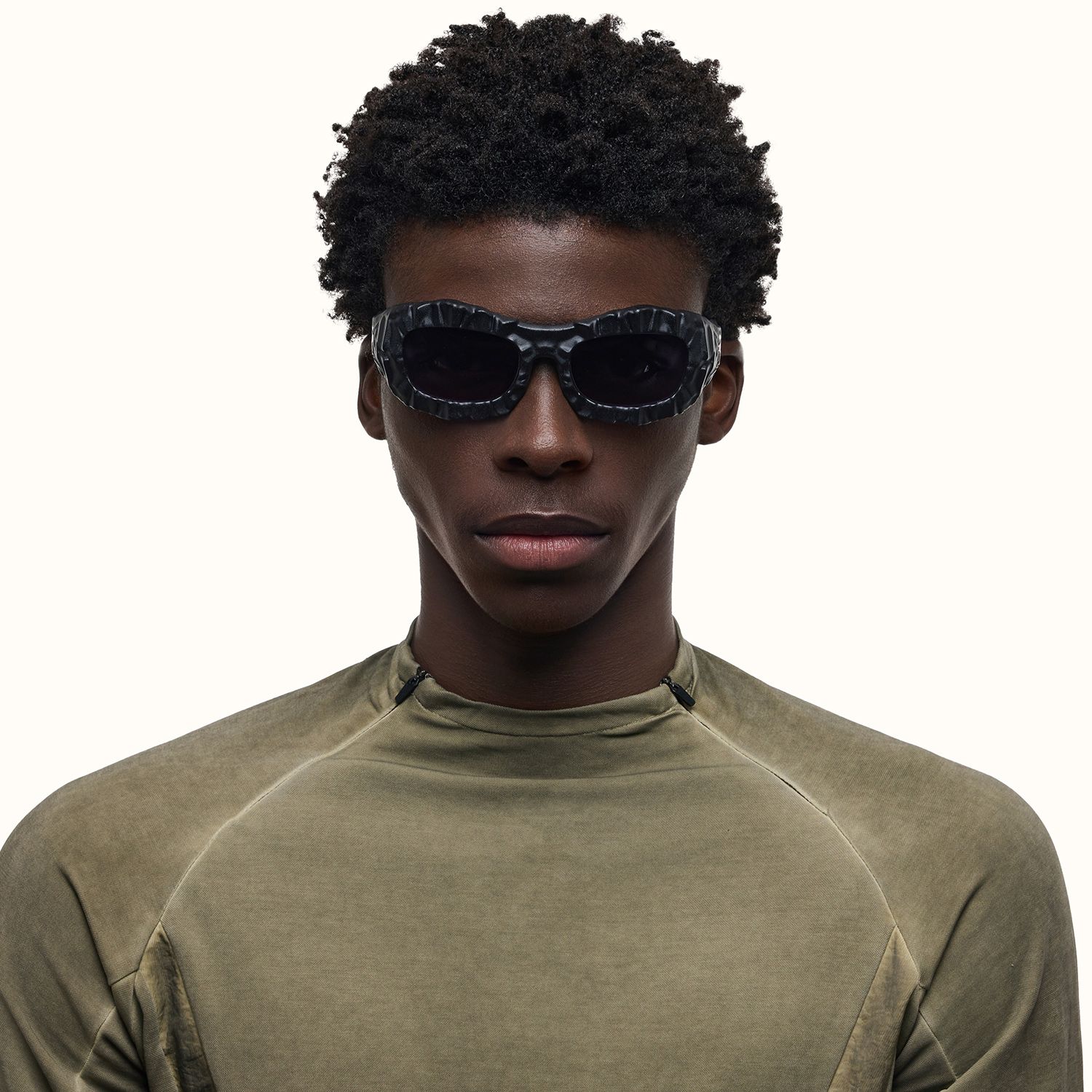 The Geologist - Black Marble Sunglasses by Vooglam - Lifestyle Look