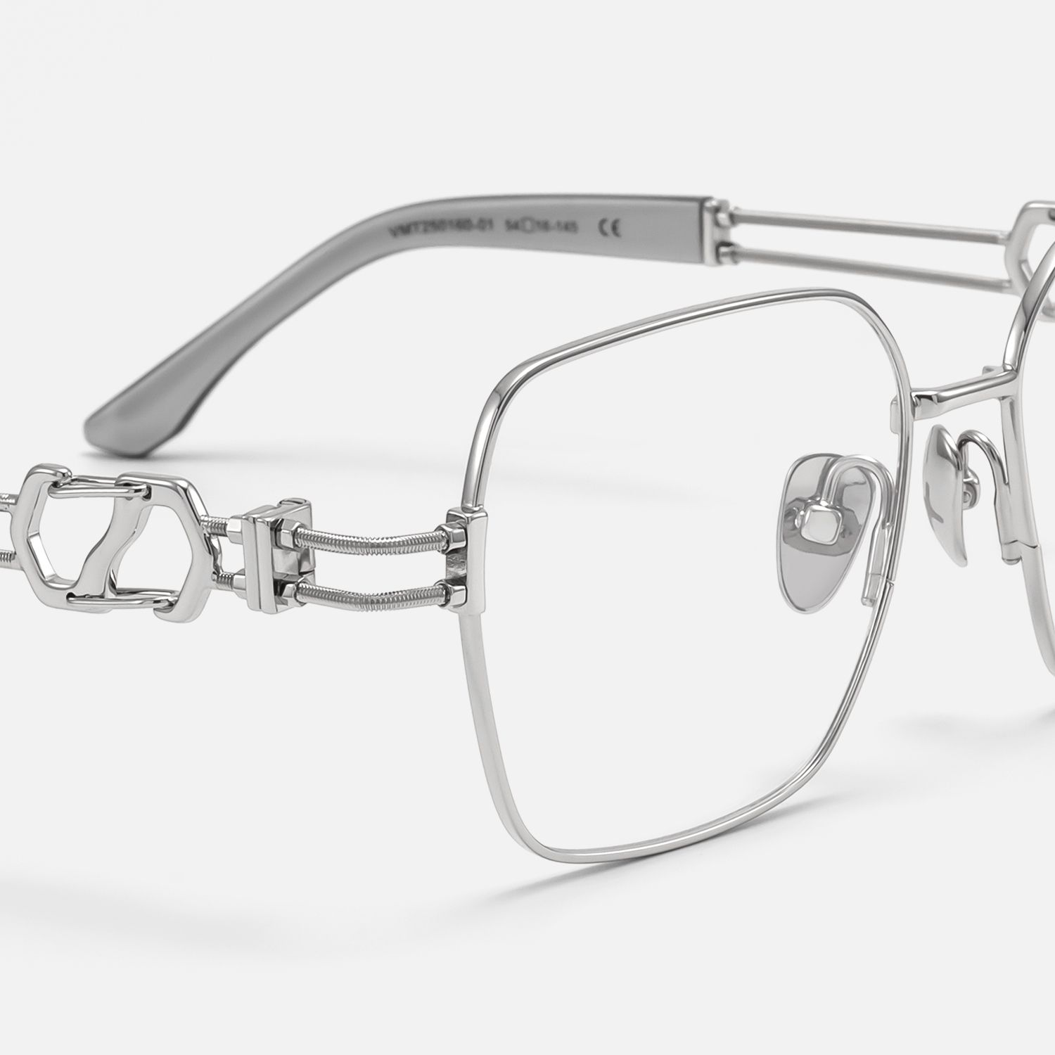 The Architect - Silver Carabiner Glasses by Vooglam - Design Details