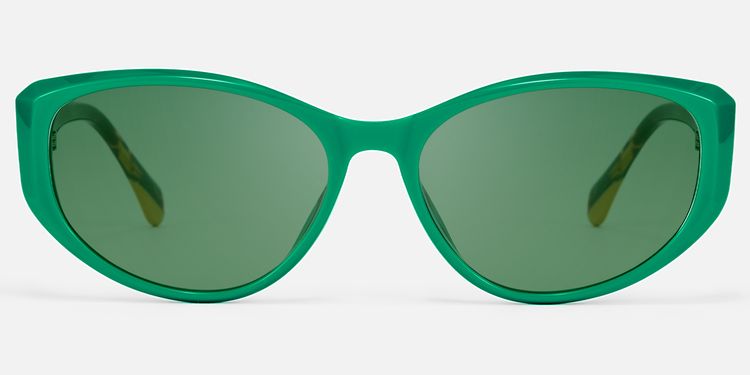 Macsen - Cat Eye Green Prescription Sunglasses by Vooglam