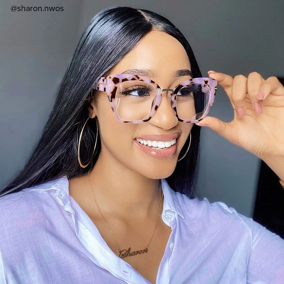 Paulina - Square Tortoise Eyeglasses - 7