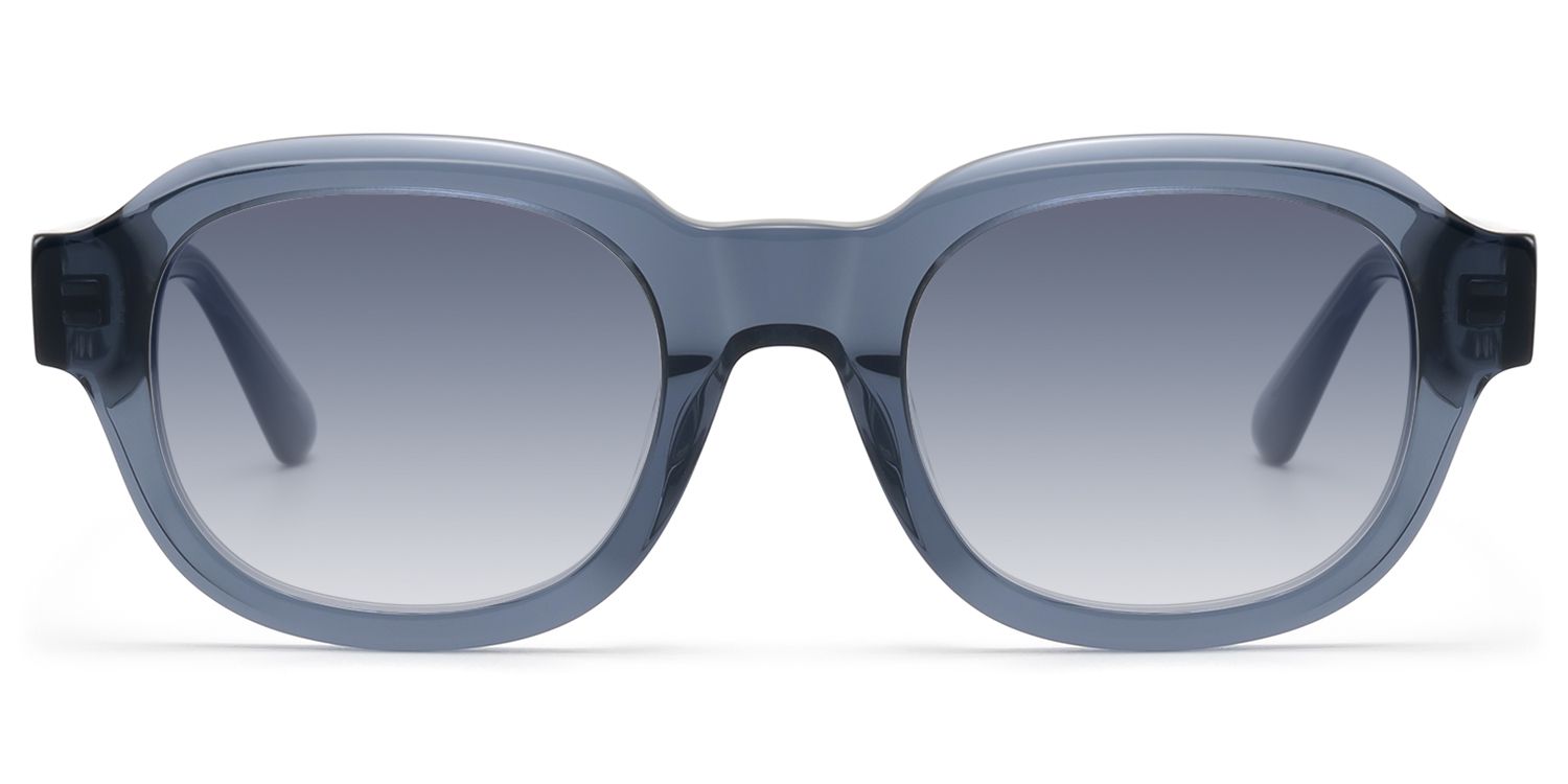 Eerie - Clear Blue Gray Tinted Oversized Shades by Vooglam Product Details 1