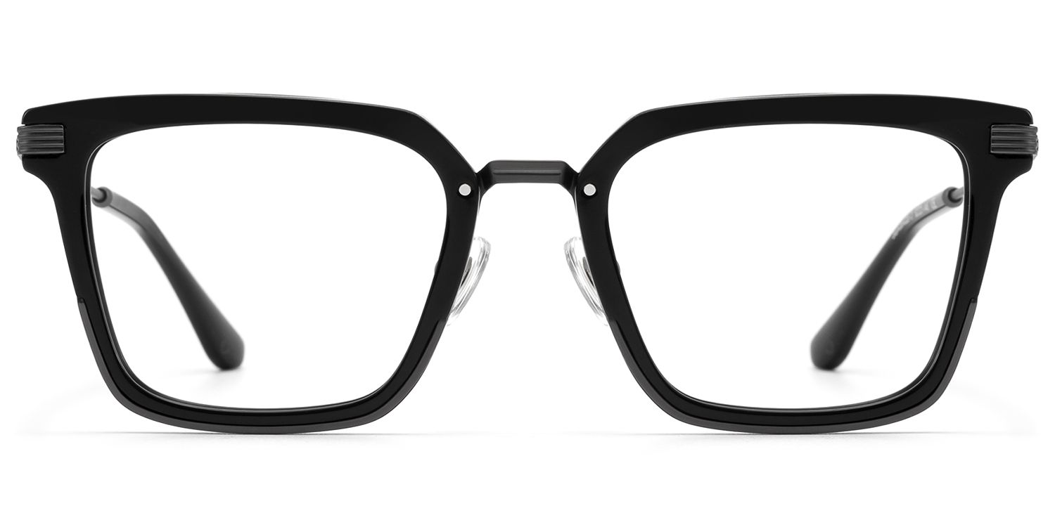 Kassel - Matte Gunmetal Modular Square Glasses by Vooglam Product Details 1
