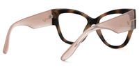 Elektra - Cat Eye Tortoise Eyeglasses | Vooglam Side View