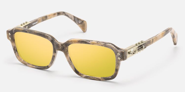 Anacortes - Light Brown Pattern Guitar Glasses by Vooglam