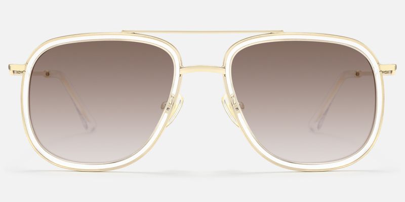 Breeze - Aviator Transparent Eyeglasses by Vooglam