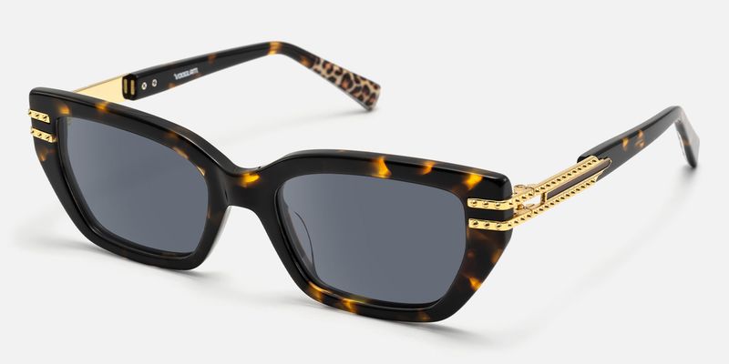 Nomad - Tortoise Cateye Sunglasses with Rivet by Vooglam