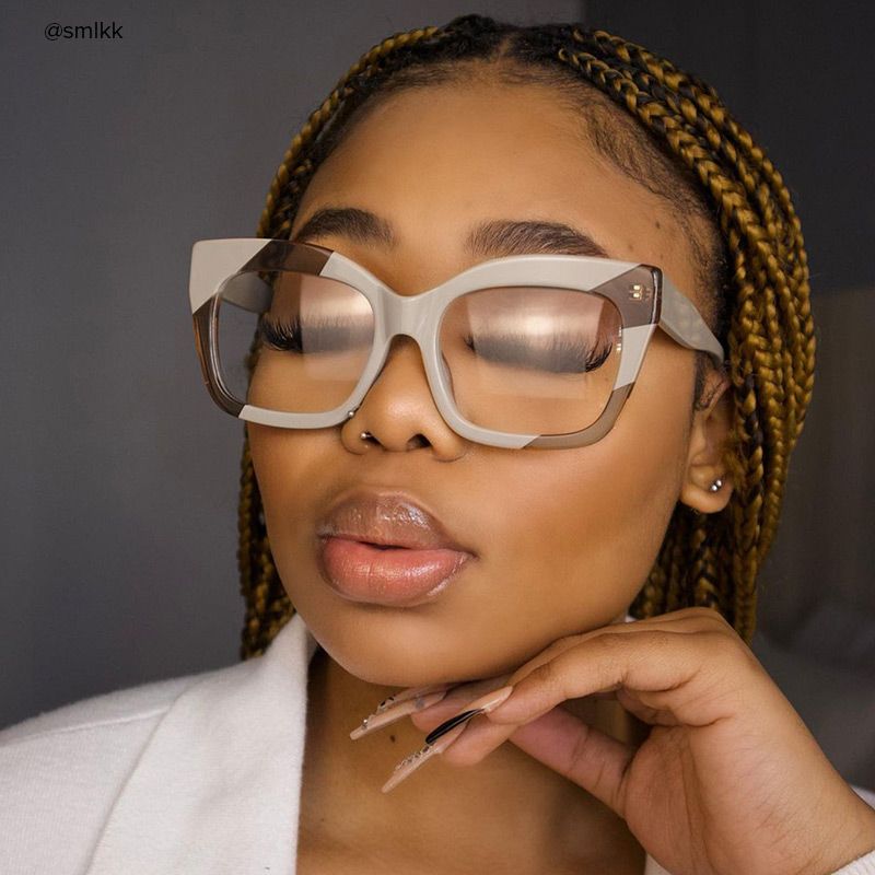 Terrie - Square Cameo/Brown Eyeglasses - 10