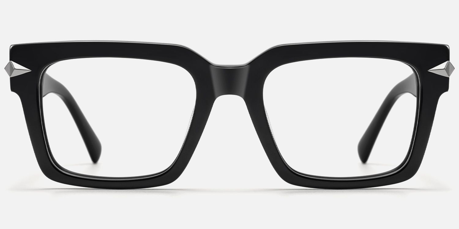 Covenant - Dark Thick Acetate Sword Glasses by Vooglam - Angle View