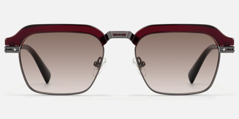 Archive - Brown Tint Razor Blade Sunglasses by Vooglam