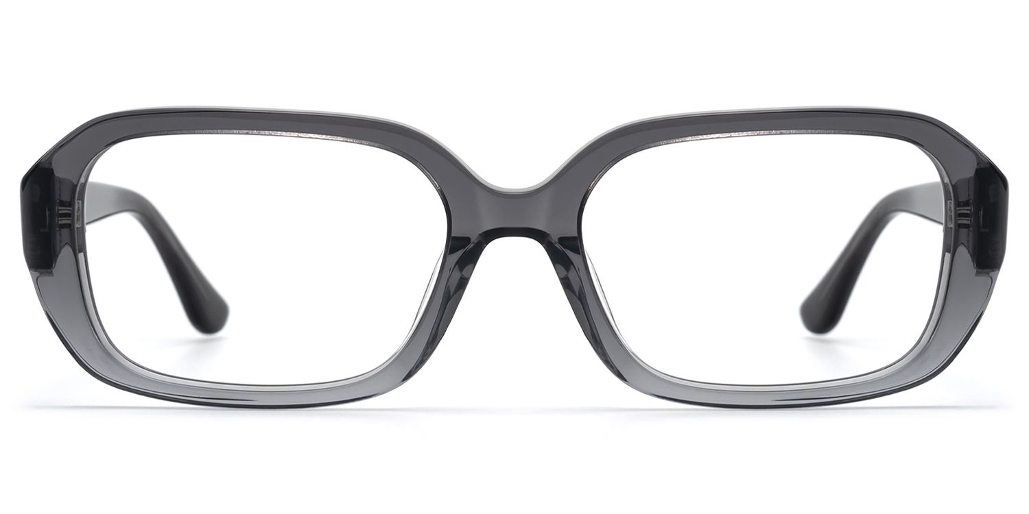 Mies - Gradient Gray Glasses with with Screw Deco by Vooglam Product Details 1