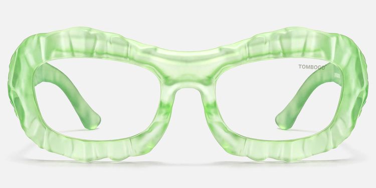 The Geologist - Clear Water Green Stone Glasses by Vooglam