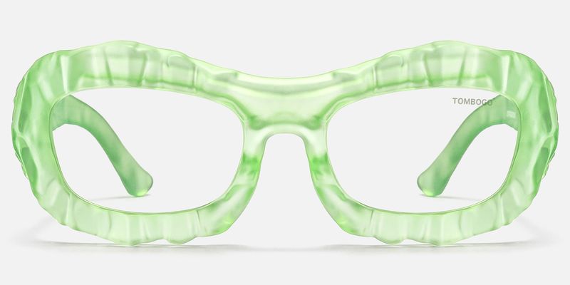 The Geologist - Clear Water Green Stone Glasses by Vooglam