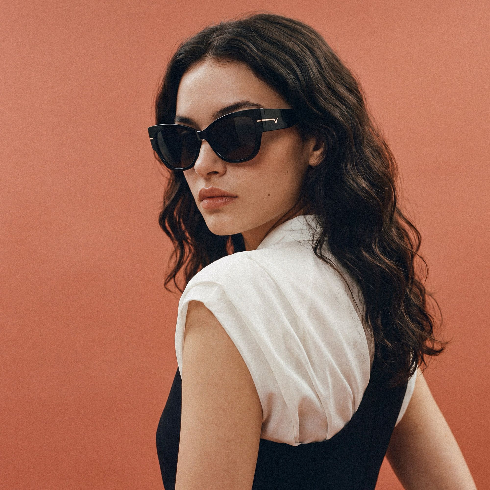 Brand Story: Behind the design of Elektra - Black Wide Temple Cat Eye Sunglasses by Vooglam