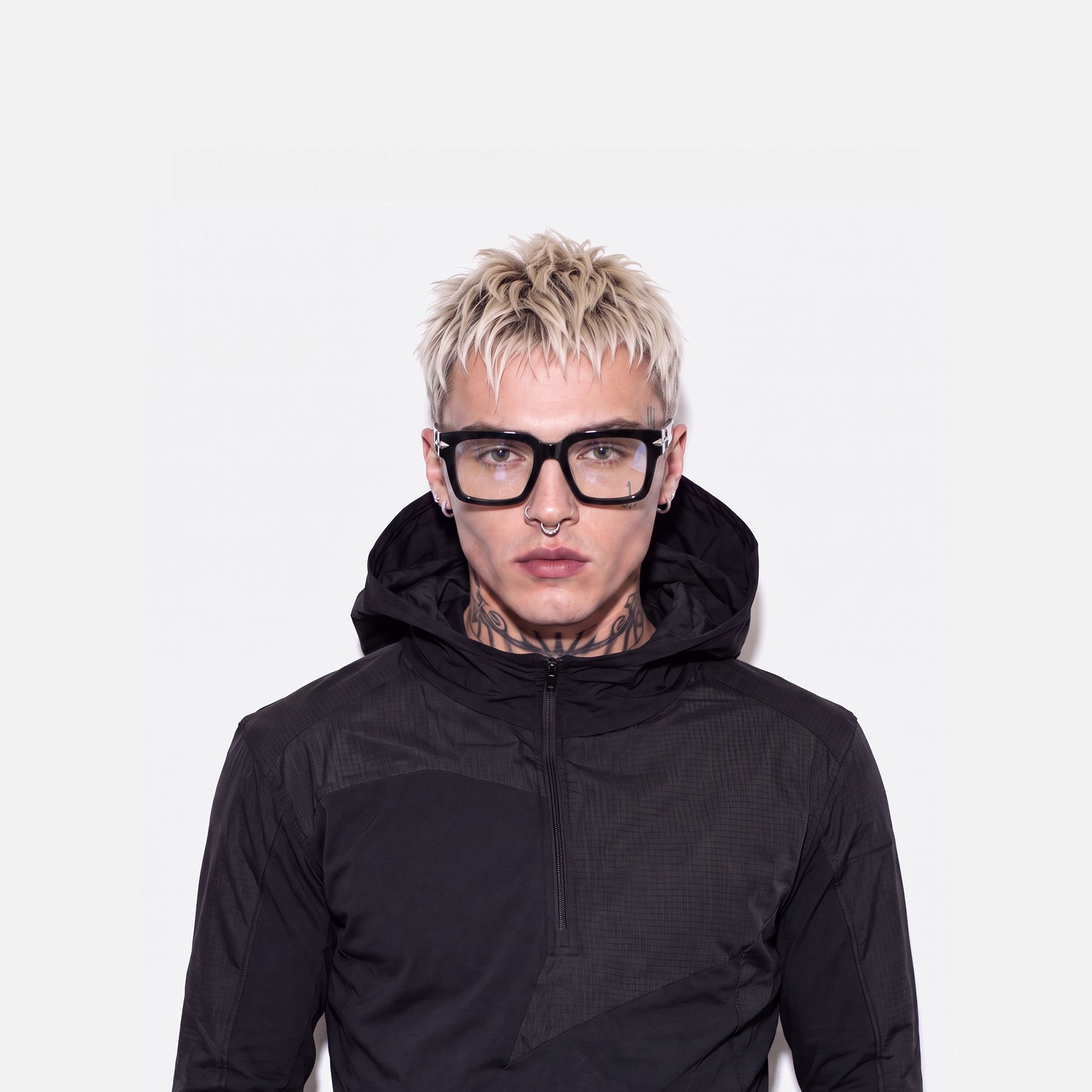Covenant - Dark Thick Acetate Sword Glasses by Vooglam - Lifestyle Look