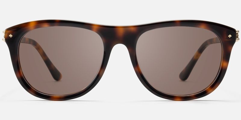 O'Keeffe - Vintage Aviator Tortoise Sunglasses by Vooglam