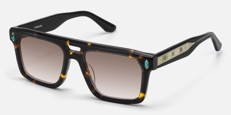 Bastion - Tortoise Gradient Sunglasses by Vooglam