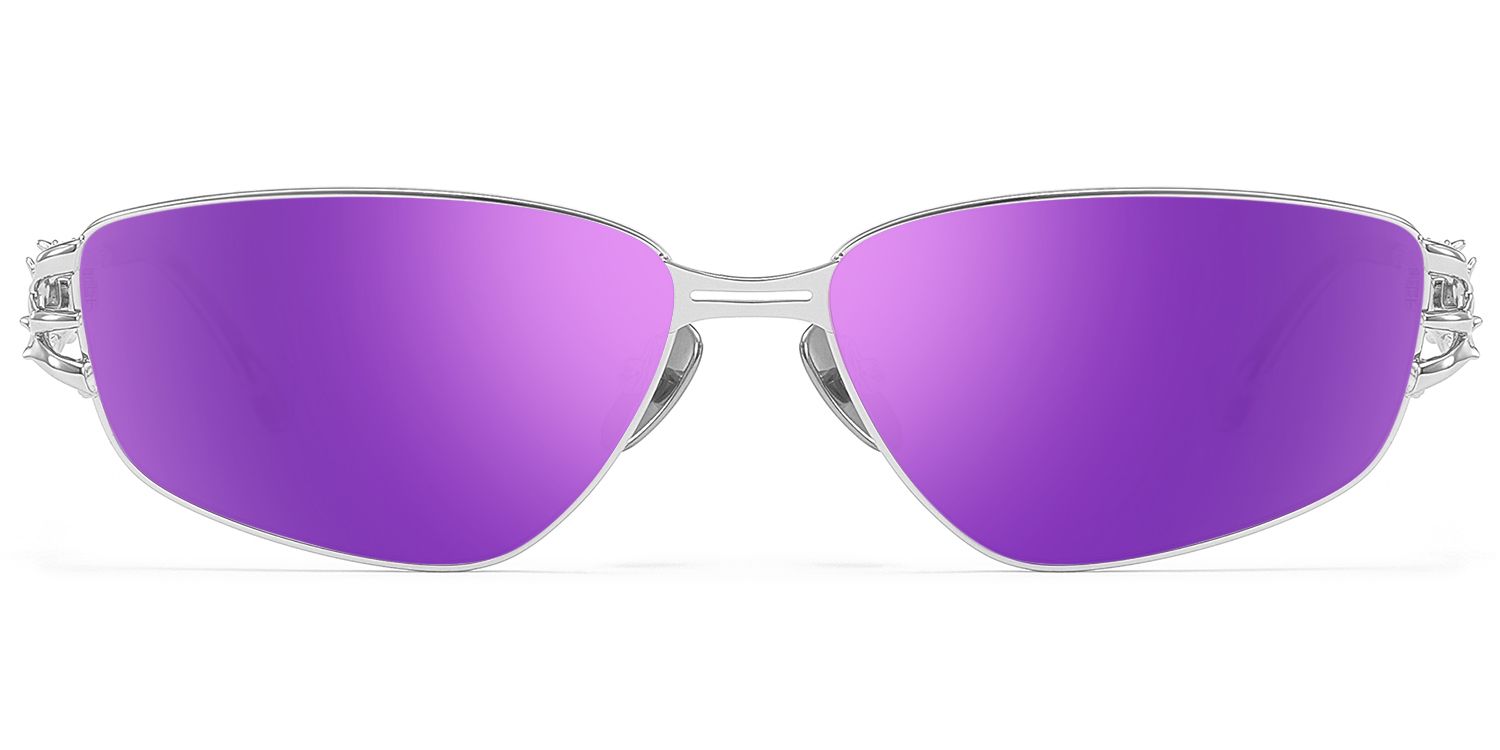 Spine - Silver Spine Deco Gothic Eyewear by Vooglam Product Details 1