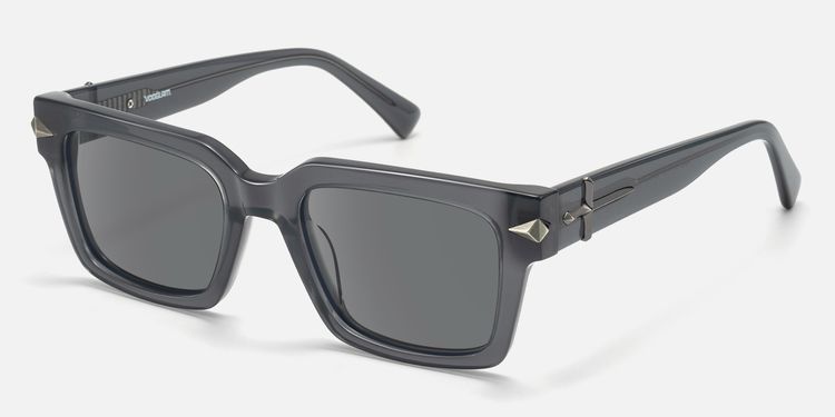 Covenant - Gray Transparent Sword Sunglasses by Vooglam