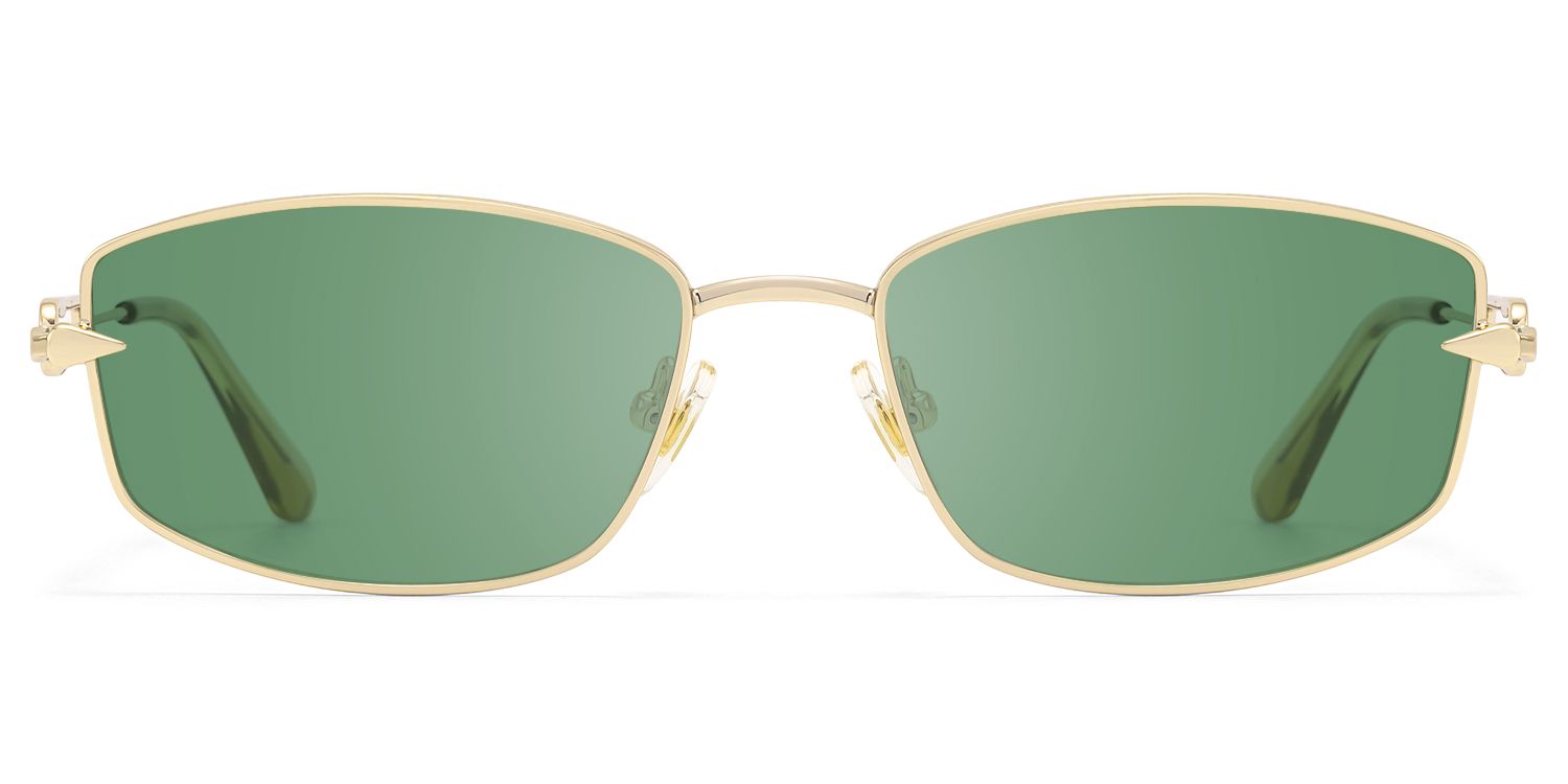 Bladework - Dark Green Tint Narrow Sunglasses by Vooglam Product Details 1