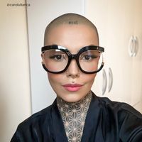 Fredia - Square Black Eyeglasses - 12