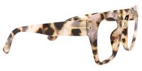 Paulina - Square Tortoise Eyeglasses - 4