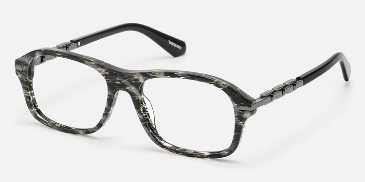 Albini - Black Marble Gunmetal Chain Navigator by Vooglam