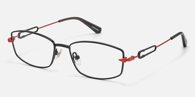 Bladework - Black Red Ultralight Safety Pin Frames by Vooglam