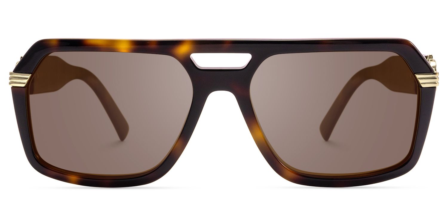 Maverick - Aviator Tortoise Sunglasses by Vooglam Product Details 1