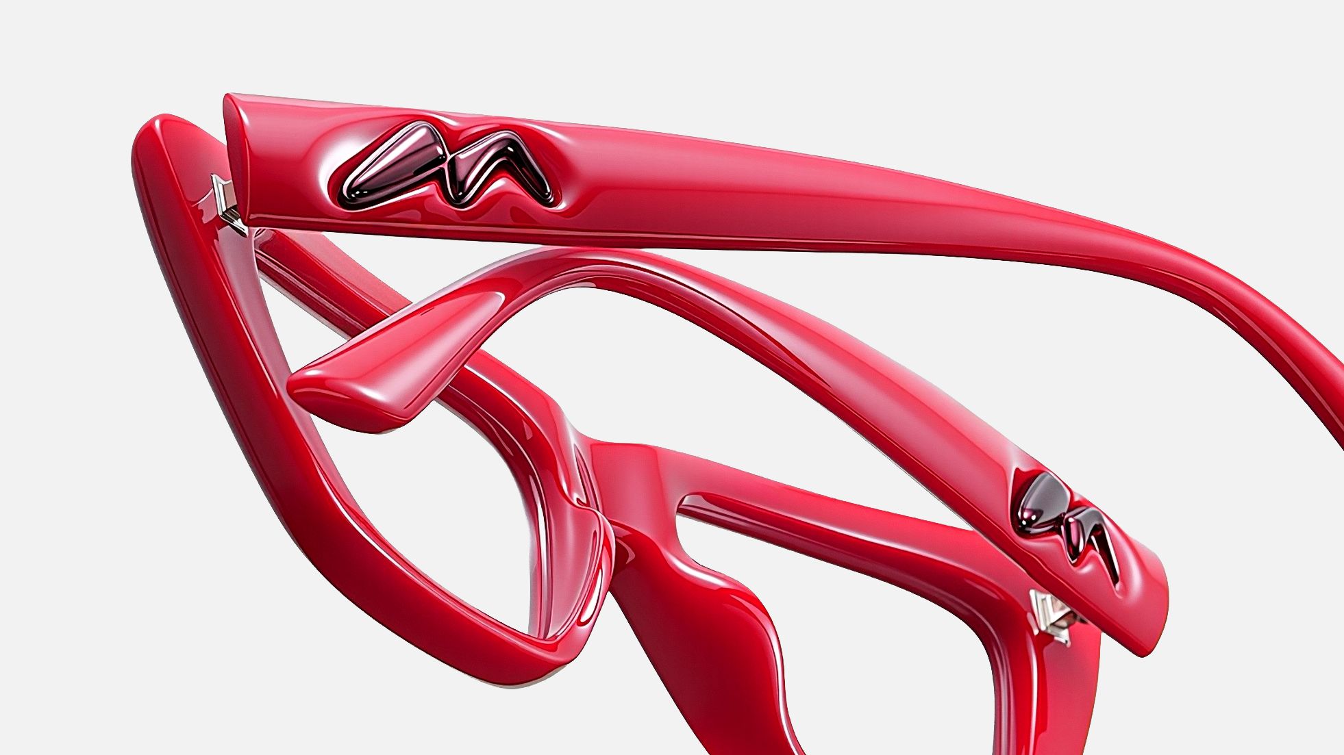 Vooglam Meguro Eyeglasses Premium Craftsmanship Details: A puffy cat-eye silhouette brings youthf