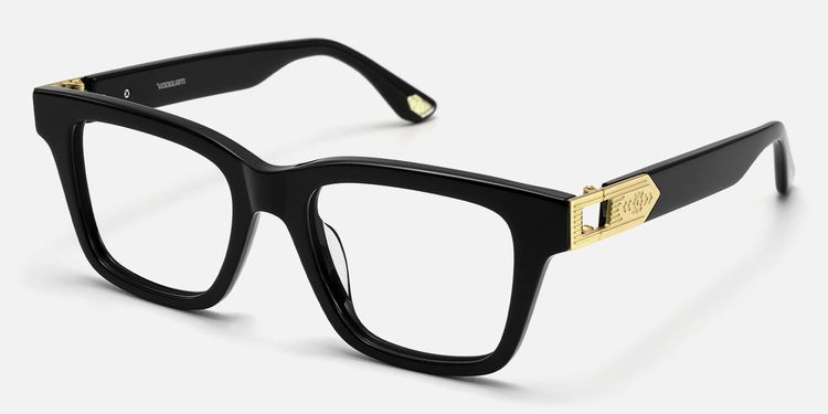 Legacy - Rectangle Black Eyeglasses by Vooglam