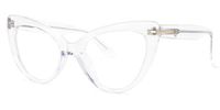 Veromca - Cat Eye Crystal Clear Eyeglasses - 2