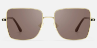 Aviator Gold Sunglasses | Vooglam.com Front View