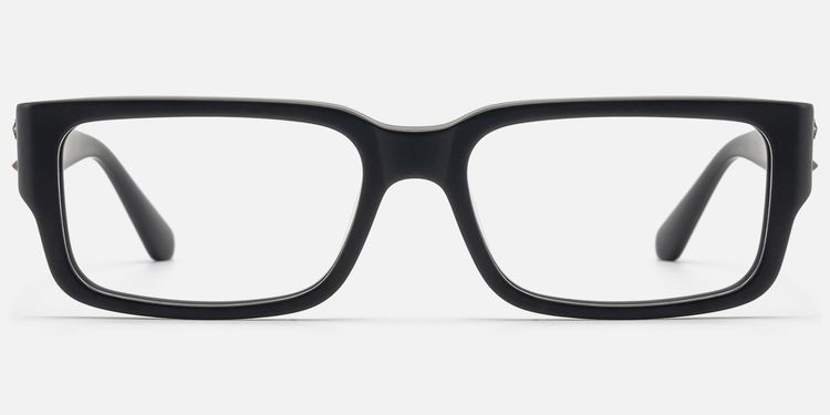Drexen - Matte Black Acetate Rectangle Frames by Vooglam