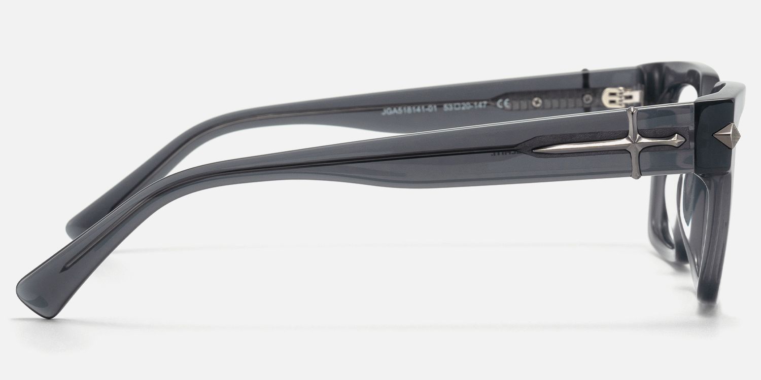 Covenant - Gray Transparent Sword Glasses by Vooglam - Side View