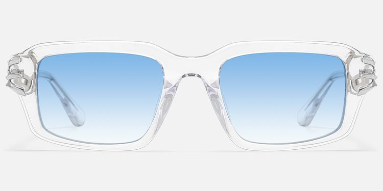 Vorpal - Thorn Deco Clear Blue Sunglasses by Vooglam