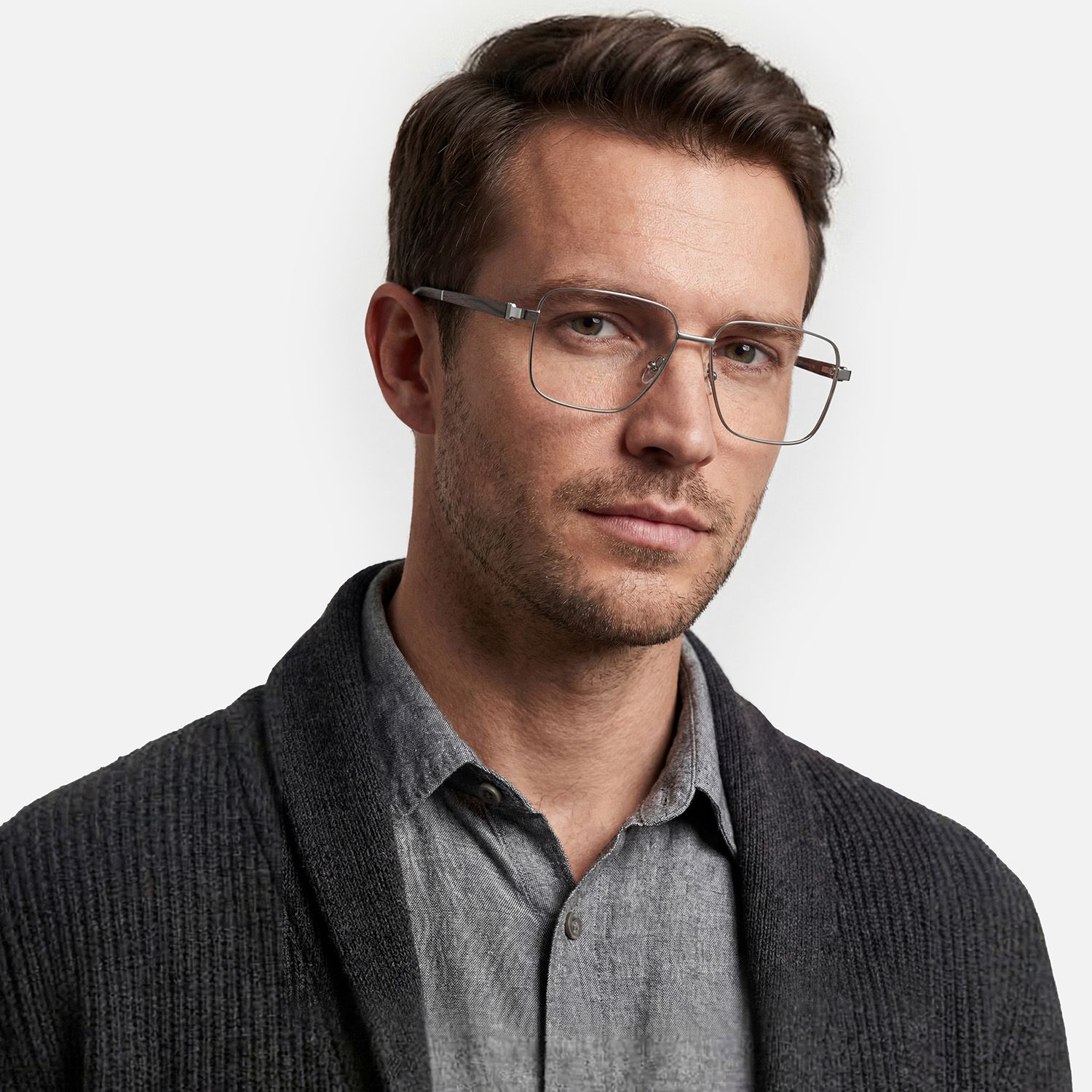 Brand Story: Behind the design of Griot - Square Silver Eyeglasses by Vooglam
