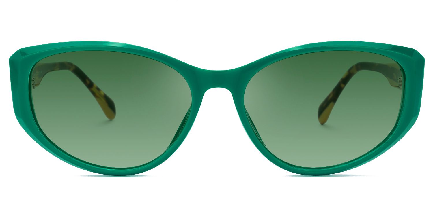Macsen - Cat Eye Green Prescription Sunglasses by Vooglam Product Details 1