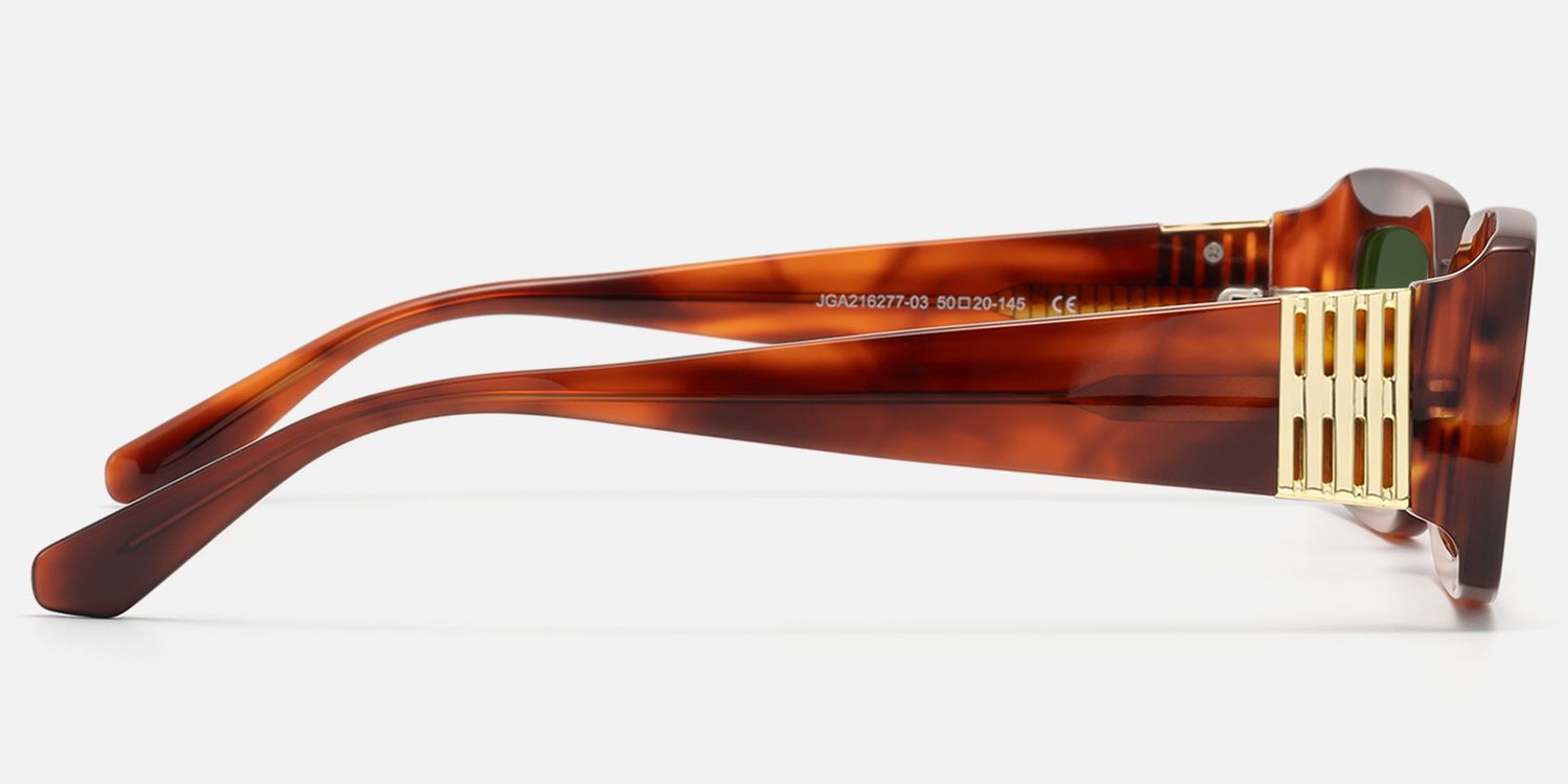Aurelia - Red Tortoise Gradient Sunglasses by Vooglam - Side View